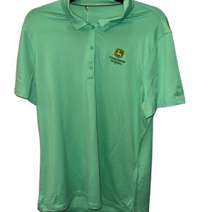 Under Armour - women’s John Deere Classic Polo Shirt. Green 50th